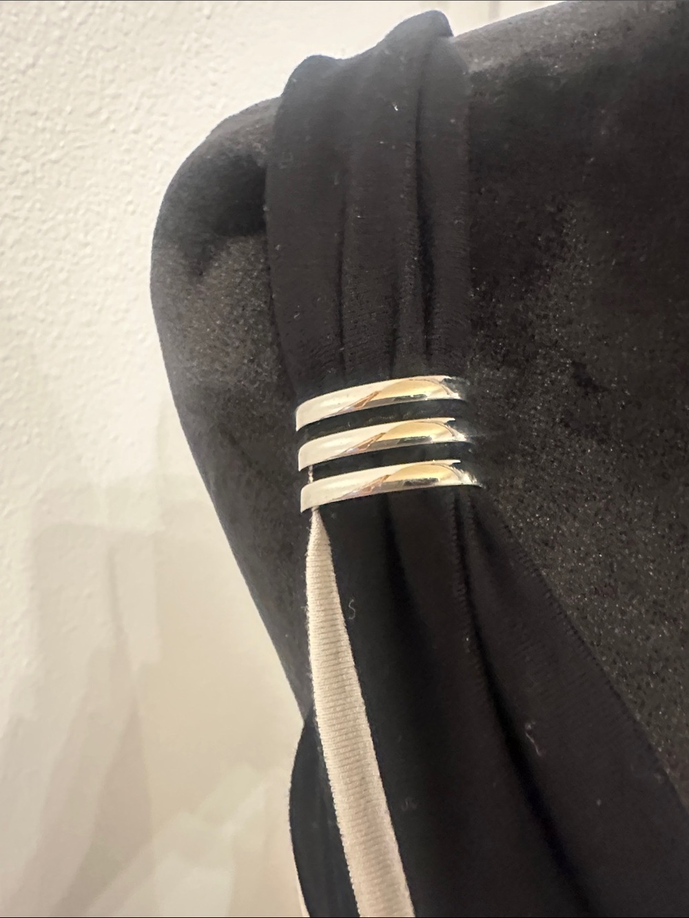 White House Black Market Black and White Striped Maxi Dress - Picture 5 of 6